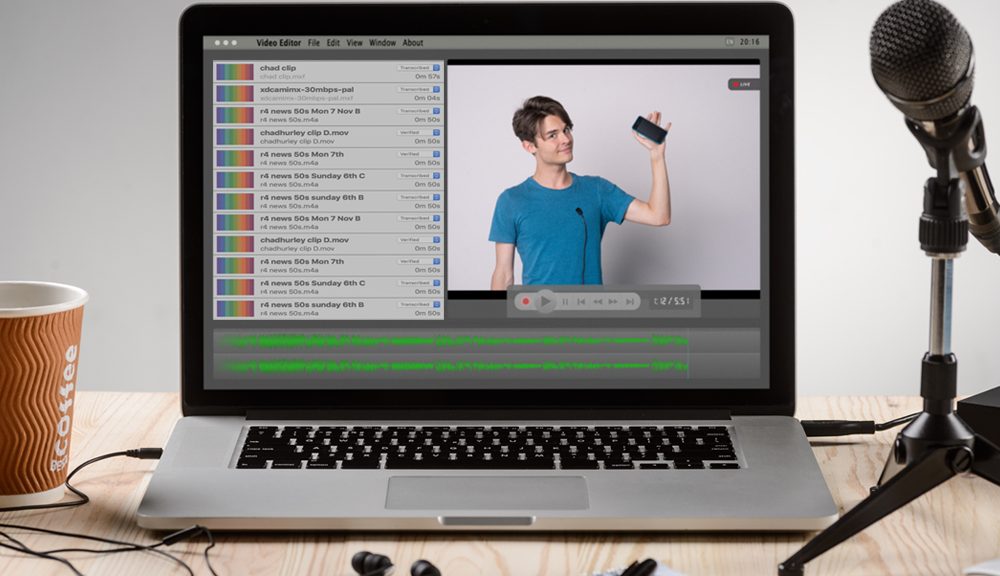 transcribe audio and video recordings for mac